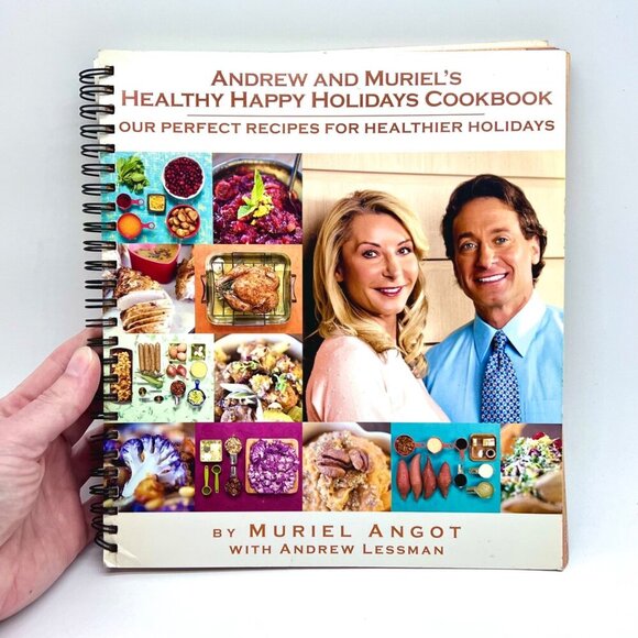 Healthy Holiday Cookbook Andres Lessman 2013 Spiral Bound Recipes - Picture 1 of 5